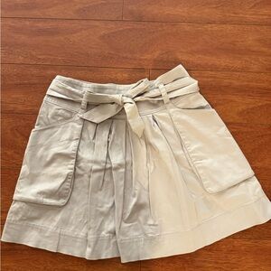 Martin + Osa Khaki Skirt with Tie Belt (S)